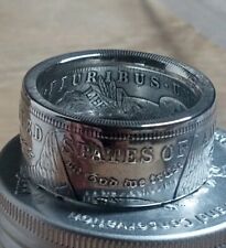 1921 Morgan Silver Dollar Coin Ring sizes 9-14 (handmade) for sale  Shipping to South Africa