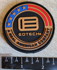 Used, Eotech Red/Blue Round PVC Rubber Hook Loop Back Tactical Morale Patch Shot Show for sale  Shipping to South Africa