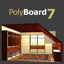PolyBoard 7 para PC Win (diseño de muebles, herramienta de fabricación) versión completa, usado segunda mano  Embacar hacia Argentina