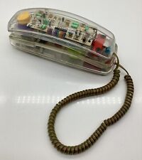 Telefone de mesa com fio antigo Lenox Sound transparente transparente PH1200 TESTADO comprar usado  Enviando para Brazil