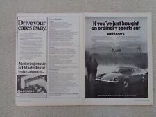 Lotus europa advertisement for sale  OLDHAM