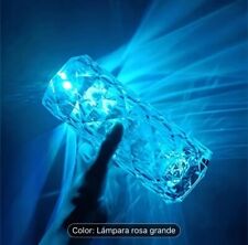Abajur de mesa LED cristal diamante rosa luz noturna toque atmosfera cabeceira barra, usado comprar usado  Enviando para Brazil