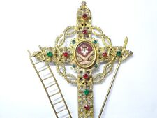 ✝ Reliquary Relic S. True Cross Crown of Thorns Holy Sponge tunic, used for sale  Peoria