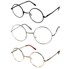 Usado, Vestido fantasia John Lennon óculos transparentes lente redonda Papai Noel Steampunk Wally Wizard comprar usado  Enviando para Brazil