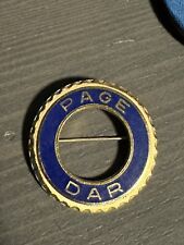 Page dar pin for sale  Tampa