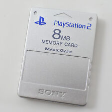 Tarjeta de memoria PS2 plateada satinada 8 MB SCPH-10020 Playstation 2 oficial CHINA 159 p2 segunda mano  Embacar hacia Argentina