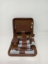 Vintage leather case for sale  DEESIDE