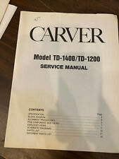 Carver 1400 1200 for sale  Rockaway
