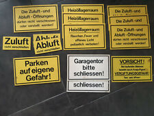 Warn hinweisschilder garage gebraucht kaufen  Wolfenbüttel