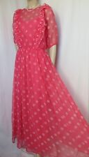 Vintage kleid pink gebraucht kaufen  Bad Teinach-Zavelstein