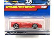 1999 Hot Wheels Ferrari F355 Spider (vermelho) #1119 com Real Riders SUPER PERSONALIZADO comprar usado  Enviando para Brazil
