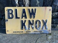 blaw knox for sale  CHESTERFIELD