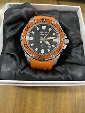 Reloj Bulova Marine Star para hombre automático buceo correa naranja 47 mm C87773 98B207 segunda mano  Embacar hacia Mexico