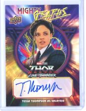 2023 TESSA THOMPSON UD MARVEL Thor love & thunder gráficos poderosos valquíria automático!!, usado comprar usado  Enviando para Brazil