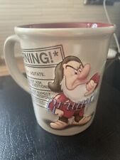 Disney grumpy large for sale  LANGPORT