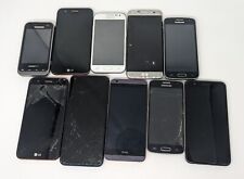 Lote de 10 celulares para peças ou reparos LG, Samsung, etc. comprar usado  Enviando para Brazil