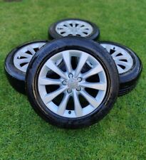 Used, 17 Audi A6 alloy wheels tyres BBS VW Passat Golf Gti bbs A4 A5 Caddy 5x112 seat for sale  SUTTON COLDFIELD