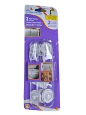 Baby Safety Security Cabinet & Multi-function Lock Set of 3 White, used for sale  Shipping to South Africa