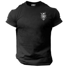 King Gorilla T Shirt Pocket Gym Clothing Bodybuilding Training Workout MMA Top for sale  Shipping to South Africa