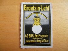 Reklamemarke graetzin licht gebraucht kaufen  Sulzbach/Saar