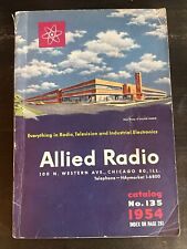 Usado, Antigo 1954 rádio aliado catálogo nº. 135 eletrônicos industriais de rádio TV comprar usado  Enviando para Brazil