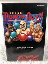 Super Punch Out! - SNES Nintendo - SOLO MANUAL - Bueno - ¡ENVÍO SEGURO! segunda mano  Embacar hacia Argentina