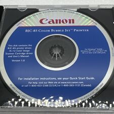 Controlador de impresora de chorro de burbujas a color Canon BJC-85, escáner a color IS-12 y CDRom manual segunda mano  Embacar hacia Argentina