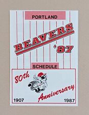 1987 portland beavers for sale  Madison