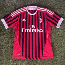Camiseta Adidas AC Milan 2011/12 Home Jersey Futebol Masculina Pequena Serie A Itália comprar usado  Enviando para Brazil