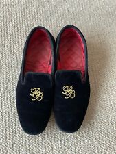mens velvet slippers for sale  LONDON