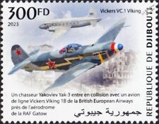Selo de aeronave RAF GATOW desastre soviético YAK-3 e Vickers Viking (2023 Djibuti) comprar usado  Enviando para Brazil