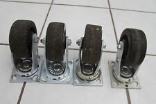 Swivel Stem Caster Wheels 5" X 2"  Heavy Duty Pemco E-5 Lot of 4,some not marked for sale  Shipping to South Africa