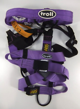 Troll Granite XS Sit Harness & Klimelite Chest for Climbing Bouldering Purple#D3 for sale  Shipping to South Africa