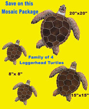 Mosaic turtle loggerhead for sale  Vero Beach
