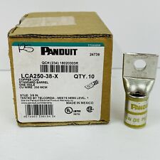 (1) Conector de lengüeta de compresión de 1 orificio Panduit LCA250-38-X 250 MCM 3/8"" amarillo perchero segunda mano  Embacar hacia Argentina