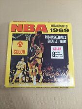 Vintage Color 8mm Columbia Pictures Home Movie NBA Highlights 1969 USA , used for sale  Shipping to South Africa