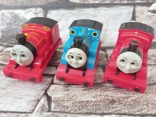 Used, Tomy Thomas The Tank Engine & 2 X James Pull Back Toy Trains Moving Eyes 2004 for sale  Shipping to South Africa