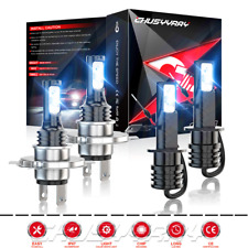 Kit combo de faróis de LED alto/baixo H4 H3 lâmpadas de neblina 4X 6000K feixe branco comprar usado  Enviando para Brazil