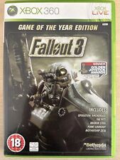 Fallout 3 Game of the Year Edition Microsoft Xbox 360 Boxed with manual for sale  Shipping to South Africa