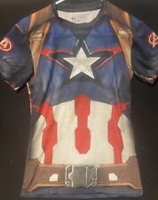 Camisa Under Armour para Hombre Grande Capitán América Era de Ultrón Compresión Rara segunda mano  Embacar hacia Mexico