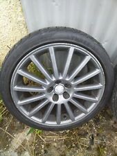 Volkswagen Golf R32 alloy wheels 18" with tyres 7.5Jx18 VW MK4 genuine OEM, used for sale  LONDONDERRY