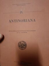 Antinoriana iv. studi usato  Matera