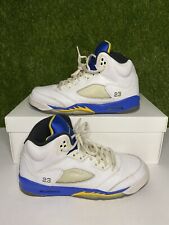 Size 7y - Air Jordan 5 Retro Laney 2013 440888-189 White Blue GS Sneakers for sale  Shipping to South Africa