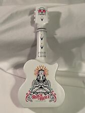 Garrafa de guitarra Rock N Roll tequila branca vazia Cristalino reposado edição limitada comprar usado  Enviando para Brazil