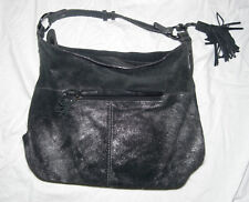 Black genuine leather for sale  POTTERS BAR