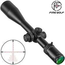 Usado, Escopo de rifle de caça Fire Wolf 10-60x50 SFIR iluminação vermelha lateral paralaxe comprar usado  Enviando para Brazil