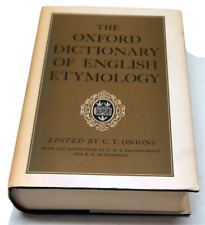 The Oxford Dictionary of English Etymology by C. T. Onions Hardcover 1967 for sale  Shipping to South Africa