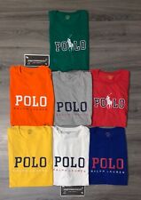 Camiseta Polo Ralph Lauren Masculina Grande e Alta Ajuste Clássico Logotipo Gráfico NOVA SEM ETIQUETAS comprar usado  Enviando para Brazil