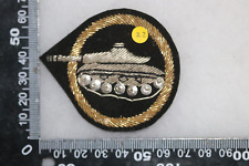 ORIGINAL US VIETNAM SOUTH VIETNAMESE ARMOURED GOLD / SIL BULLION BERET BADGE #22 for sale  Shipping to South Africa