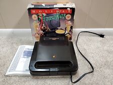 Vintage Salton Holiday Pizzelle Maker WM-6HP with Box and Manual for sale  Shipping to South Africa